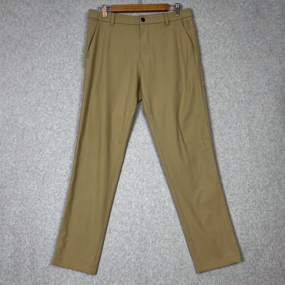 Lululemon Commission Pant Classic Men's Size 31 Beige Stretch Performance Chino